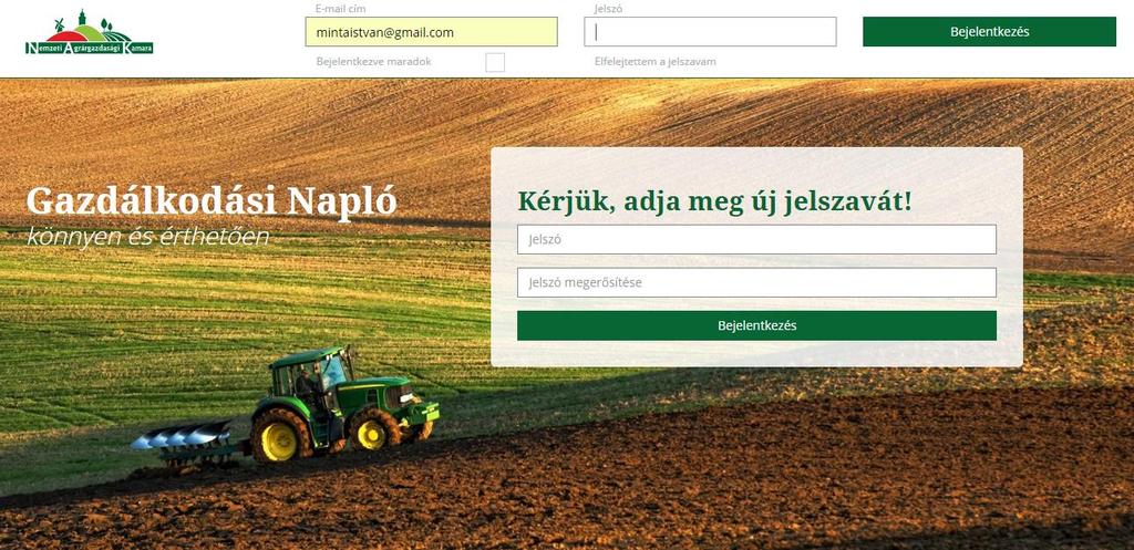 Ezt követően jelentkezzen be Email fiókjába. Ide kattintva adja meg új jelszavát!