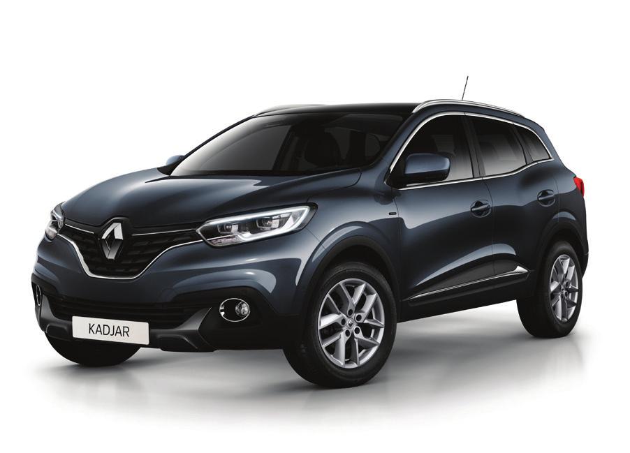 RENAULT kadjar KALANDOZÁSRA TERVEZVE Áramvonalas és dinamikus formaterv Kényelmes és könnyen