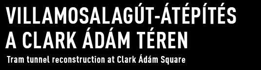 a Clark Ádám téren Tram
