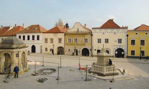 centre of Kőszeg 7600 m 2 Térburkolat DECORATIVE
