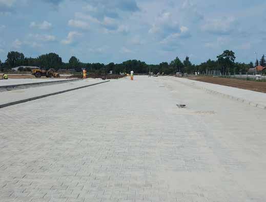 20 500 m 2 Térkő burkolat