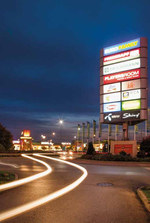 és üzleti park Market Centrál