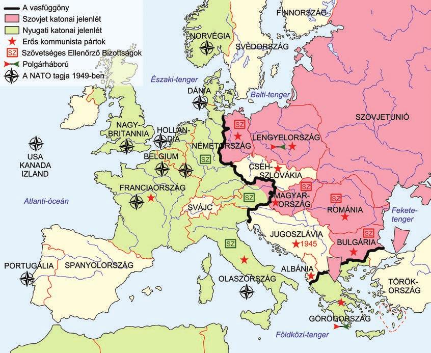 Truman beszédéből nyilvánvaló, hogy a szovjetek 1947-ig megtörtént előretörését tudomásul veszik, ezekért a területekért így a dunai régióért nem indítanak harcot.