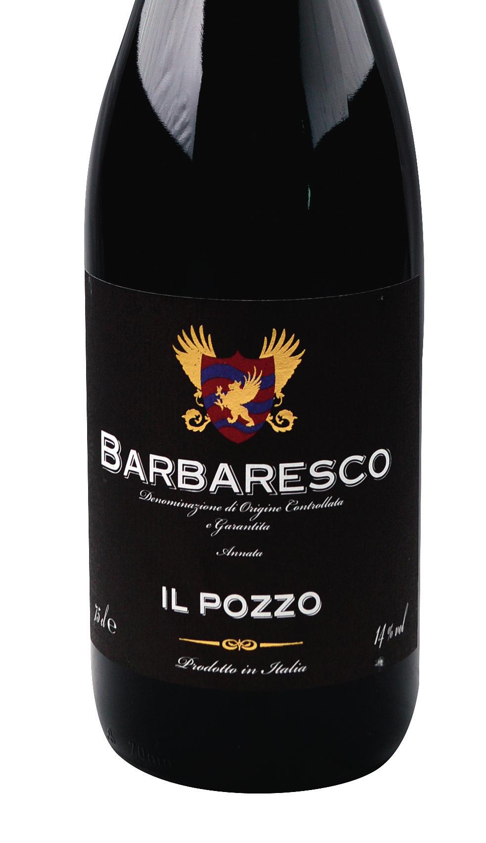 érlelt gyümölcsös lecsengéssel Grillezett húsok, érlelt sajtok BARBARESCO DOCG 2013 alk.