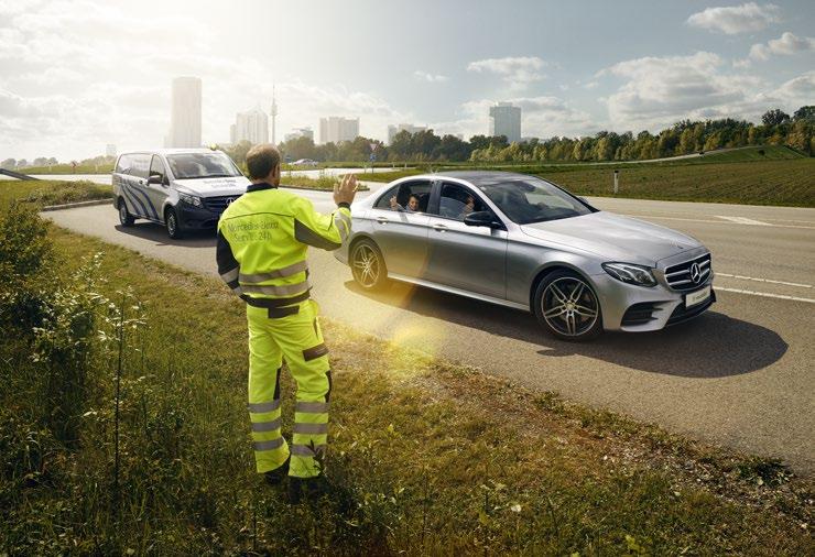 A biztos célbaérés garanciája. Mercedes-Benz Mobilo. Élvezze Ön is a Mercedes-Benz Mobilo szolgáltatás előnyeit egész Európában ingyen!
