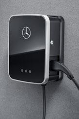 Gyorstöltő elektromos és hibrid járművekhez. Mercedes-Benz Wallbox.