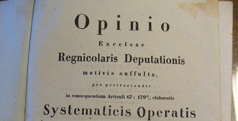 Az 1829. évi elaborátum az 1830. évi btk. tervezet 1812 25 reformországgyűlések büntetőkodifikáció kérdése; 1792.