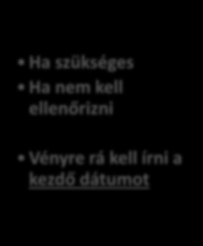 szükséges Ha nem kell ellenőrizni Vényre rá kell