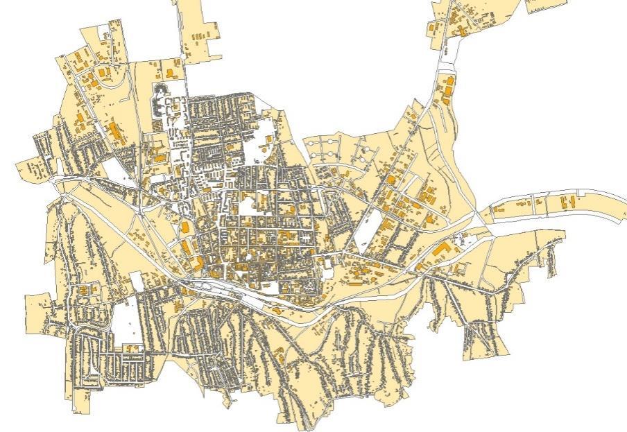 Tervezett tematika Felszínborítás- Kataszteri adatbázis, MePAR felszínborítási adatok, o Belterületi tömbök generálása kataszteri adatok alapján o Önálló épületek, épülettömbök generálása szintén
