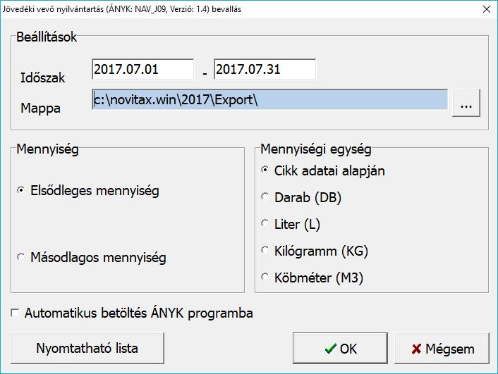 Jövedéki vevő nyilvántartás (NAV_J09) A NAV_J09 nyomtatvány a jövedéki vevőnyilvántartással kapcsolatos adatszolgáltatási kötelezettség teljesítésére, illetve a hibásan benyújtott adatszolgáltatás
