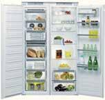 10 C - 43 C 35 dba Beépítési méretek: 177,6x56x56 cm Beépíthető fagyasztószekrény, 177 cm magas kivitelben A++ energiaosztály 6.