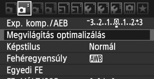 3 Auto Lighting Optimizer (Megvilágítás optimalizálás)n Ha a ép túl sötéten jeleni meg, vagy a ontraszt túl evés, a ép fényereje és ontrasztja automatiusan javítható.