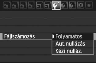 3 Fájlszámozási módszere A fájlszám olyan, mint a teercsfilme esetében a épocaszám.