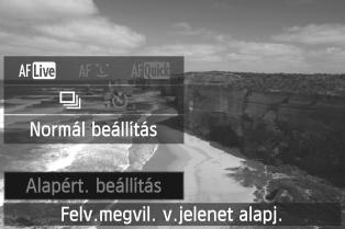 Felvétel megvilágítás vagy jelenet alapján 72 3 4 Válassza i a ívánt megvilágítást vagy jelenettípust a gyorsvezérlés épernyőn. Nyomja meg a <Q> gombot (7).