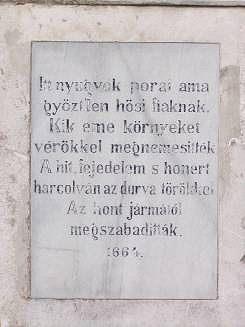 A török ellen vívott csata Nagyfalu (Mogersdorf) határában zajlott Montecuccoli vezetésével. A nyertes császári seregben németek, franciák és magyarok harcoltak a törökkel. 24. ábra.