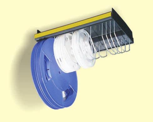 180-380 mm-es átmérõjû tekercsek tárolására alkalmas. 7805.730 Ónozott tekercstartó, 180-330mm tekercsek, 29 slots, hossza 630 mm 7805.