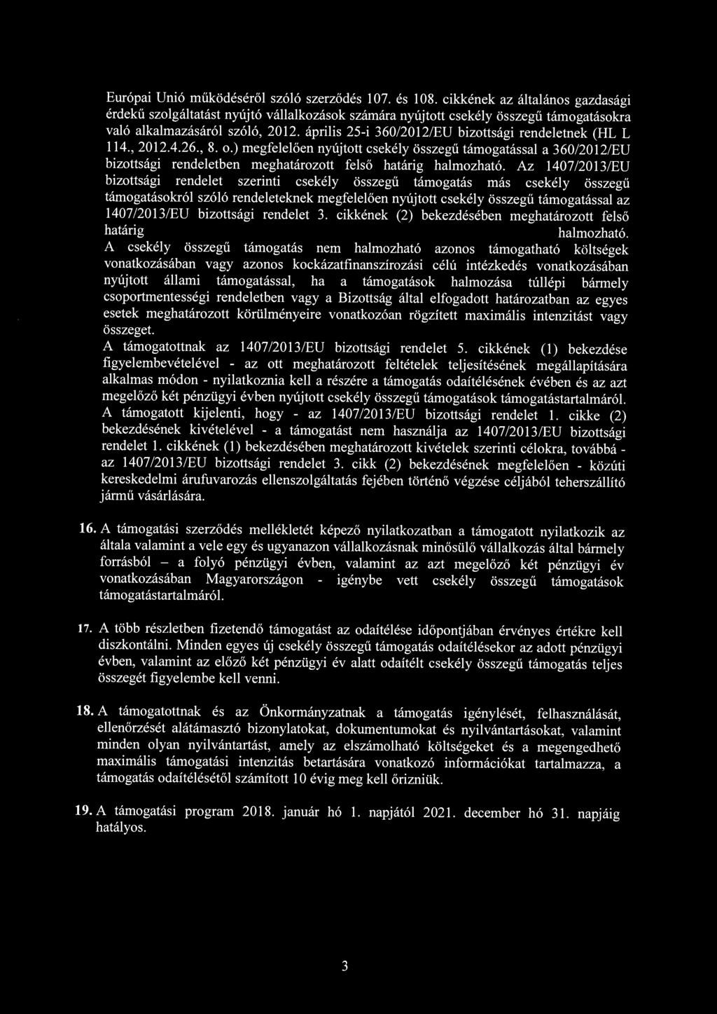 április 25-i 360/2012/EU bizottsági rendeletnek (HL L 114., 2012.4.26., 8. o.