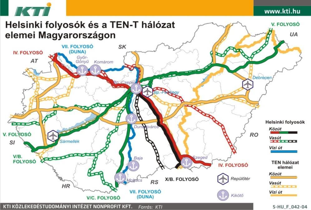 Magyarország fejlődésének kulcseleme az ország csomóponti szerepének megerősítése.