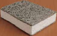 MASTERPLAST GROUP INTERNATIONAL 11 EPS Anyaga: két réteg, egyenként kb. 5-5 mm vastag cementkötésű fagyapot tábla között változó vastagságú EPS betét.