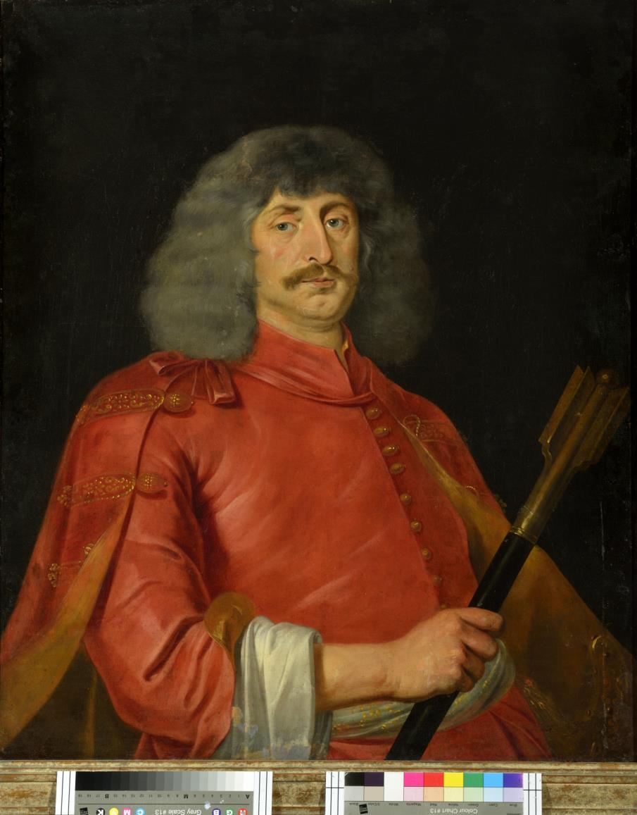 GRÓF ZRÍNYI MIKLÓS (1620 1664) ÁLLAMFÉRFI, KATONA, KÖLTŐ ÉS HADTUDOMÁNYI ÍRÓ 1640- muraközi és légrádi örökös kapitány 1645- Zala és Somogy megye főispánja 1646: tábornok (Generalfeldwachmeister)