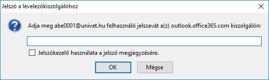 3. Egyéb levelező kliensekhez adatok Egyéb levelezőkliensek beállításához az alábbi adatok használhatók fel: Protokoll Szervernév Port Titkosítás