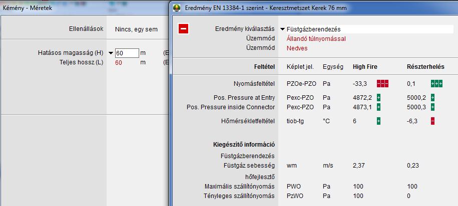 Égéstermék-elvezető berendezések hő-, és