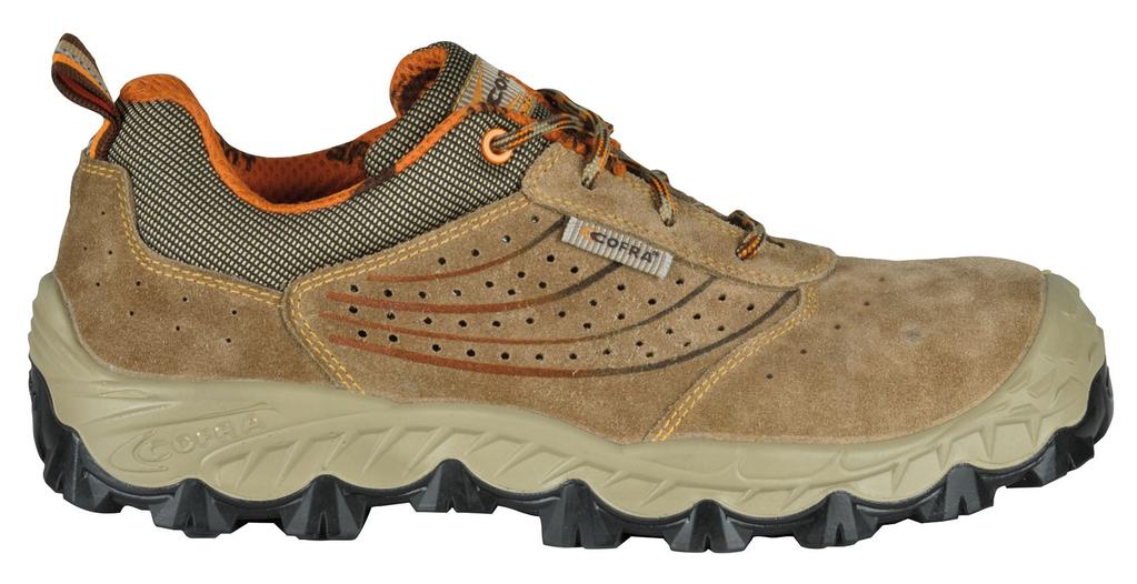 NEW RED SEA S1P SRC (36-48) Lélegző velúrbőr felsőrész Szellőzőnyílások az orron és a saroknál AIR talpbetét 100% fémmentes modell AIR, anatómiailag formázott, lyukacsos, antisztatikus,