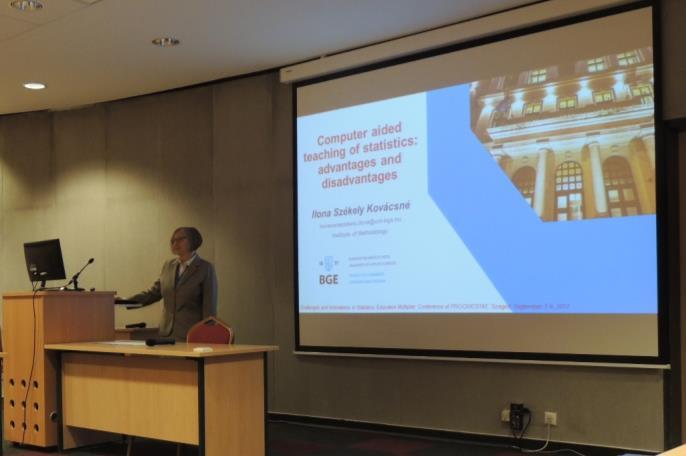2017/VII. 2017.któber 24. DR. KOVÁCSNÉ DR. HABIL. SZÉKELY ILONA NAGY SIKERŰ ELŐADÁST TARTOTT SZEGEDEN Cmputer aided teaching f statistics, advantages and disadvantages címmel 2017. szeptember 7.