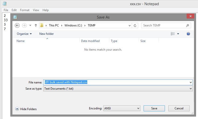 Notepad vagy Notepad++) is használhat, és az adatokat szöveges fájlként mentheti. A-7.