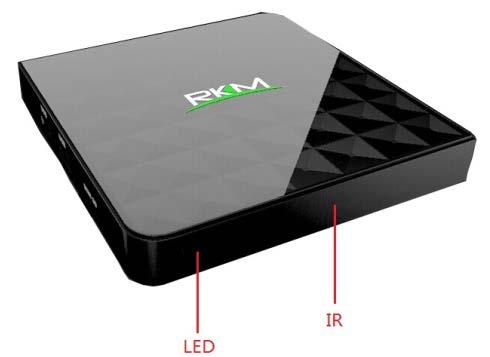 RKM MK06 Setup Guide IR Receiver-Use with the included RKM IR-Remote to control the MK06 Power LED-The LED glows blue