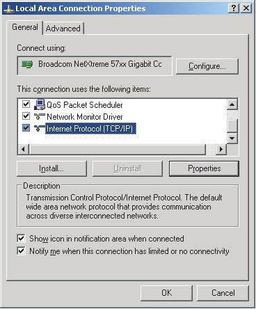 Internet Protocol (TCP/IP) elemet. 5.