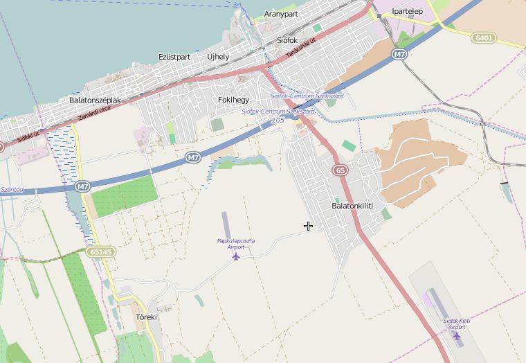 152 2.15-13. ábra - Siófok repülőterei 2.15.7 Vízi közlekedés A Balatonon történő vízi közlekedést a Balatoni Hajózási Zrt.