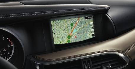 Az INFINITI InTouch navigációs rendszere 1,3 lehetőséget ad a legmegfelelőbb nézet használatára: választhat a 3D épületgrafikai vagy a 3D madártávlati nézetek közül.