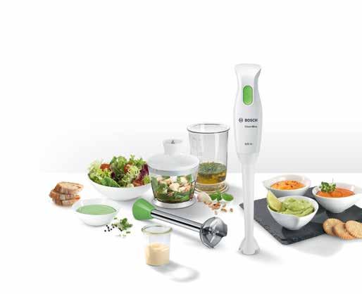 21 CleverMixx botmixerek MSM2623G CleverMixx Dip&Dressing Botmixer-szett 600 W Nemesacél keverőszár SlimFoot, kisméretű botmixer szár bébiételhez, salátaöntethez, majonézhez Univerzális aprító
