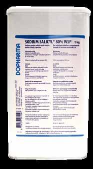 Hatóanyag: Nátrium-szalicilát: 800 mg/g Kiszerelés: 1 kg