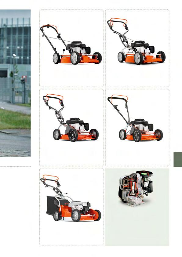 HUSQVARNA LB 553S* Honda GCV160, 2,8 kw 2900 / perc fordulaton, BioClip, vágási szélesség 53 cm, vágási magasság 27 65 mm. Önjáró, állandó sebességű.