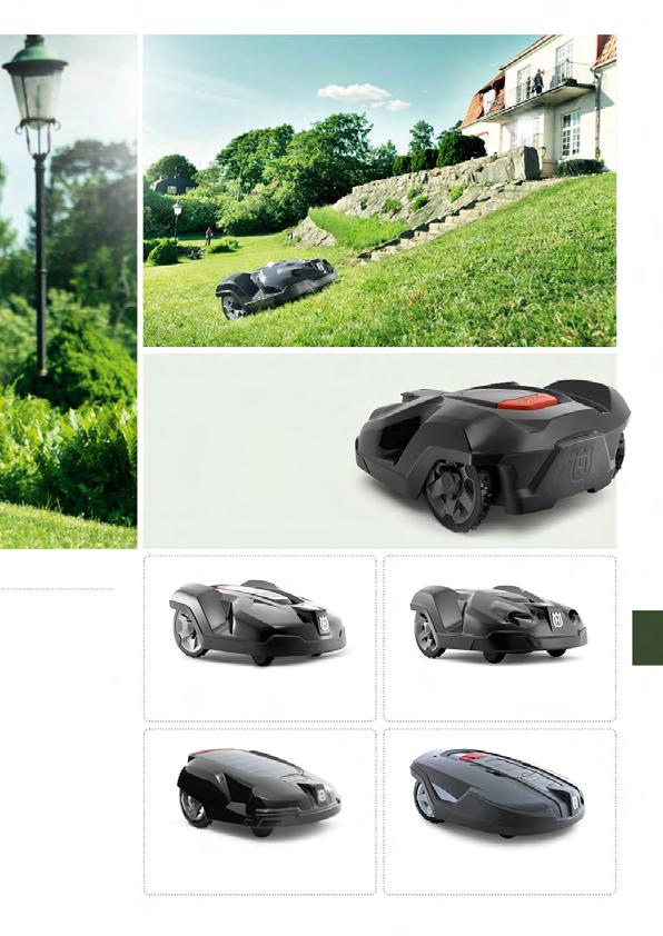Automatikus átjárókezelés A Husqvarna Automower 320 /330 X automatikusan érzékeli a szűk átjárókat, és még a legkisebb helyen is utat talál magának.