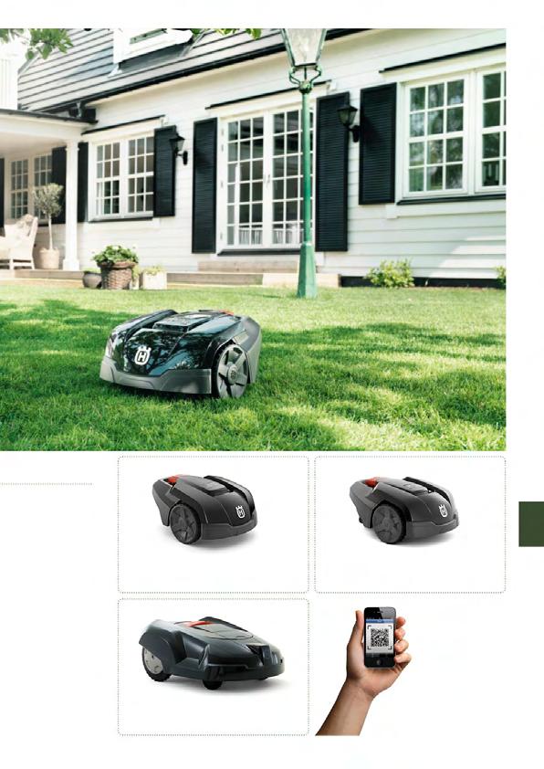 HUSQVARNA 305 * Legnagyobb munkaterület: 500 m². Lítium-ion akkumulátor, egyszeres keresés. Hófehér színben is kapható. HUSQVARNA 308 * Legnagyobb munkaterület: 800 m².