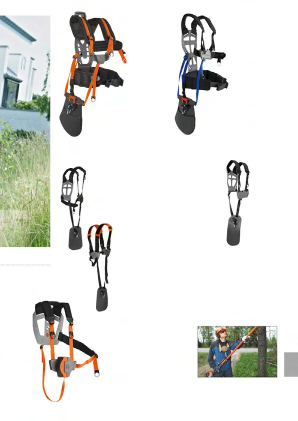 HUSQVARNA BALANCE XT HEVEDER A Balance XT heveder nagy területen osztja el a súlyt. Ez kiváló súlyelosztást biztosít a vállakon, a vállak és a mellkas, valamint a csípő és a vállak között.