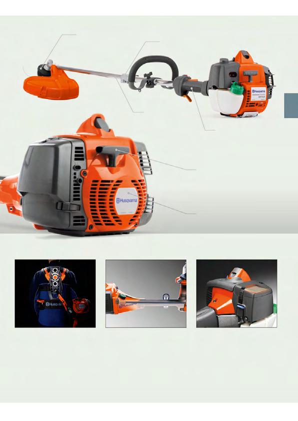 Tap-n-Go damilfej Cserélhető adapterek Szétszedhető szár Puha fogású fogantyúk Smart Start X-Torq BALANCE XT HEVEDER Az új Balance XT heveder olyan tulajdonságokkal rendelkezik, amelyek fokozott