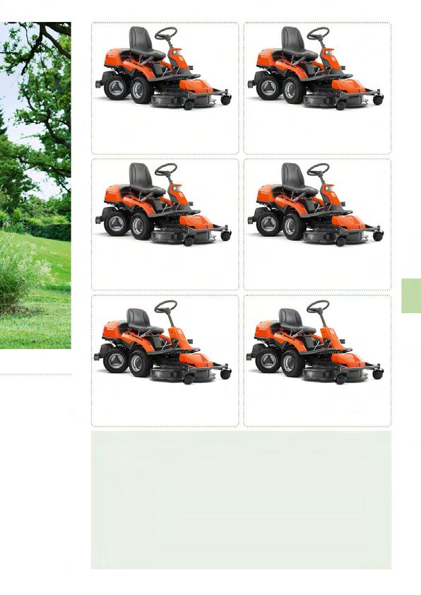 HUSQVARNA R 316TXs AWD* Kawasaki FS V-Twin motor, 9,8 kw 3100 / perc fordulaton, hidrosztatikus összkerékhajtás. Választható vágóasztal: Combi 94, Combi 103, Combi 112. Szervokormányzás.