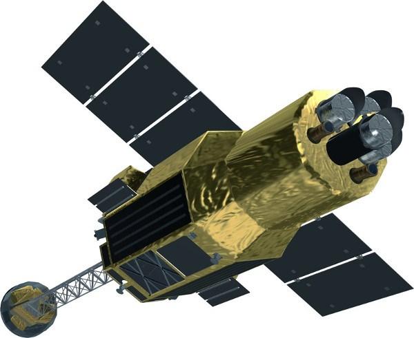 ható protonok jelentős háttérzajt okoznak. A Van Allen-műholdak érzékenyebb műszereivel a két hatás szétválasztható. Pályán a Sentinel 3A.