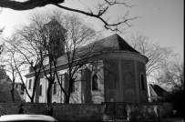 3. ábra Szentendre, "Pozsarevacska"-templom (1759) A XVIII. század vége felé sajátos, bizánci liturgiához alkalmazkodó differenciálódást figyelhetünk meg.