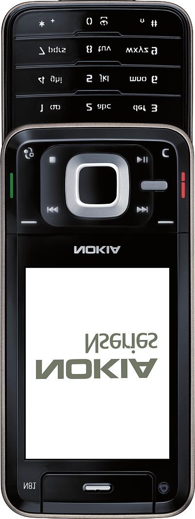 A készülék gombjai és részei (elöl) Típusszám: Nokia N81-3. A továbbiakban Nokia N81 néven szerepel.