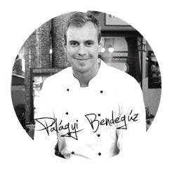 A Palágyi Bendegúz A kreatív séf Creative Chef a szakmát olyan elismert séfektől tanultam, mint például Mógor attila.
