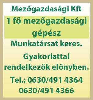 : 0620/576 0551 100 nm-es családi ház, 800 nm-es telekkel, garázzsal, fúrtkúttal eladó. Tel.: 0662/647-293 Dr.