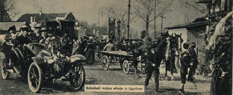 48. kép - Békebeli május elseje a Ligetben FSzEK Budapest Gyűjtemény Május elseje Május elseje, a hagyományos tavaszünnep kedvelt célpontja már a reformkorban a budai hegyvidék, a Horváth-kert, a
