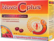 Novo C plus Liposzomális C-vitamin kapszula A Novo C plus természetes összetevőkkel készül,