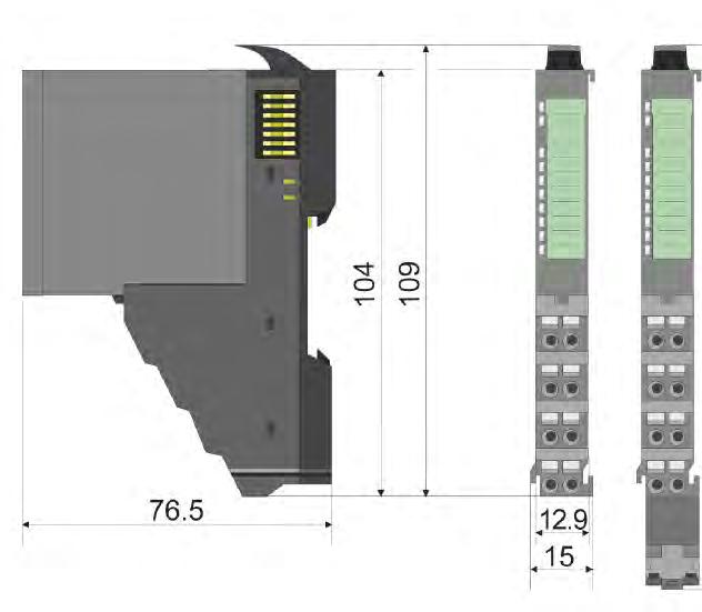 Vezérlők SLIO-rendszer az okos I/O-rendszer Buszkár tyák BEMENETI ANALóG JEL MODULOK 12BIT A 0001-0AA00 TERMINÁL MODULLAL EGYüTT Rendelési szám: Megnevezés / Műszaki adatok 031-1BB10 SM 031 - analóg