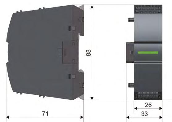 .. +10 V / 100 kω bemeneti ellenállás Felbontás: 12 bit /fokozatos megközelítés/ lap átalakítási idő 0,5 ms Számláló Számlálók száma: 4 / max.